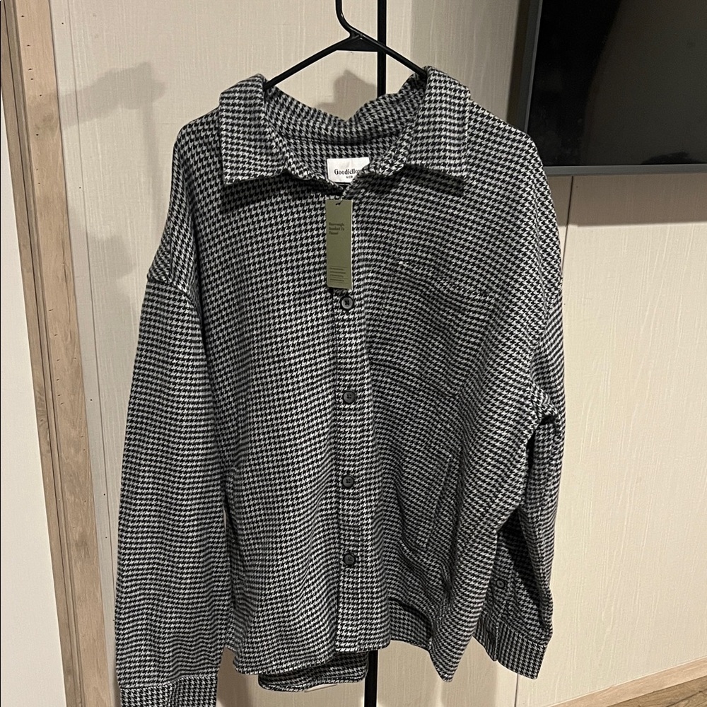 Goodfellow & Co Houndstooth Button-Up Shirt